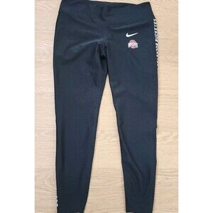 OSU Ohio State Buckeyes Nike Running Tights Womens XL Leggings Bucks Spellout